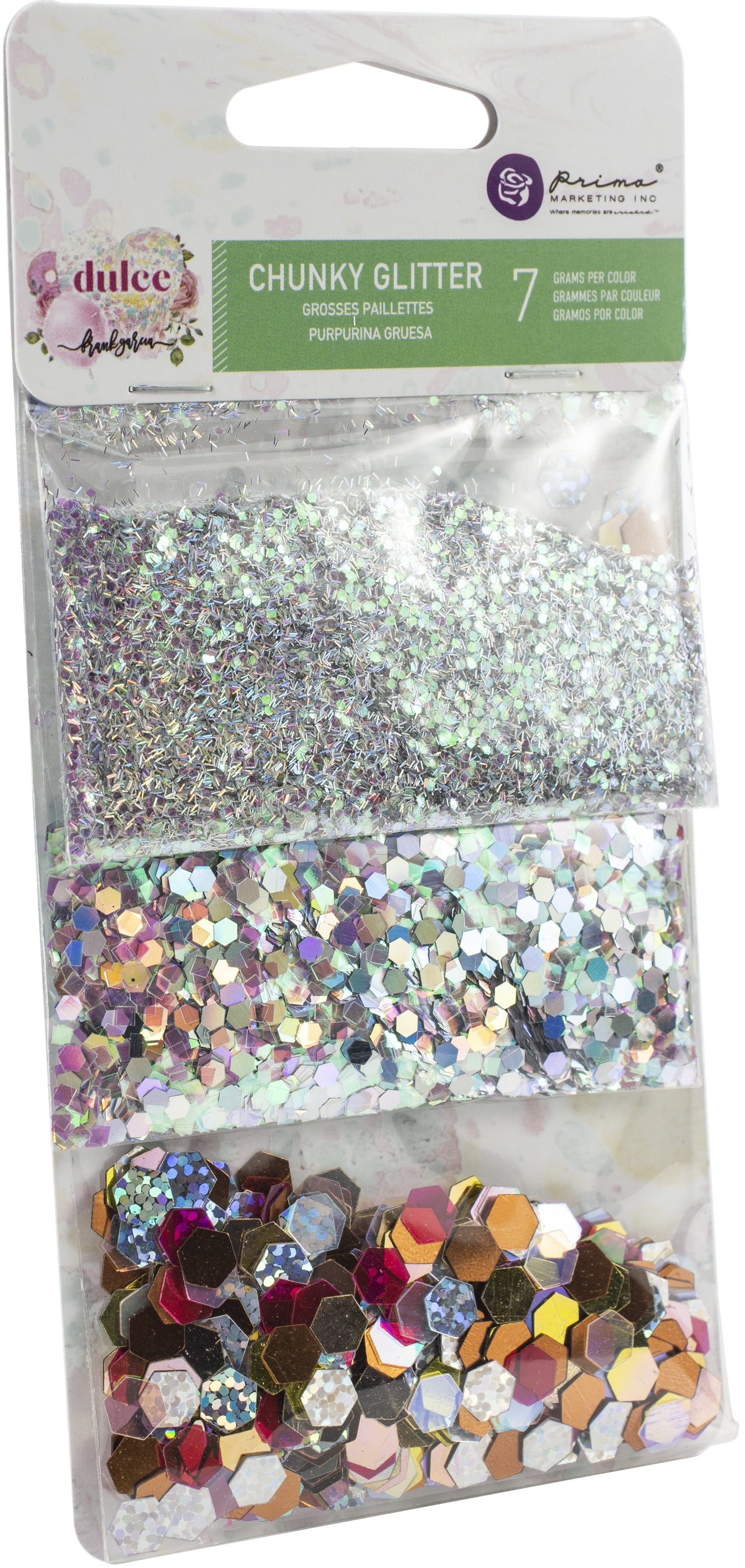 Prima Marketing Dulce By Frank Garcia Chunky Glitter - Holographic Mixes