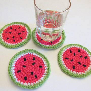 Watermelon Coasters