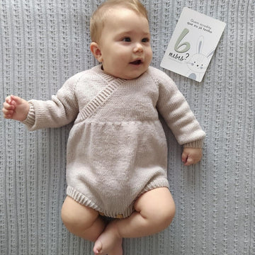 Ivory Baby Romper | 0-24 months