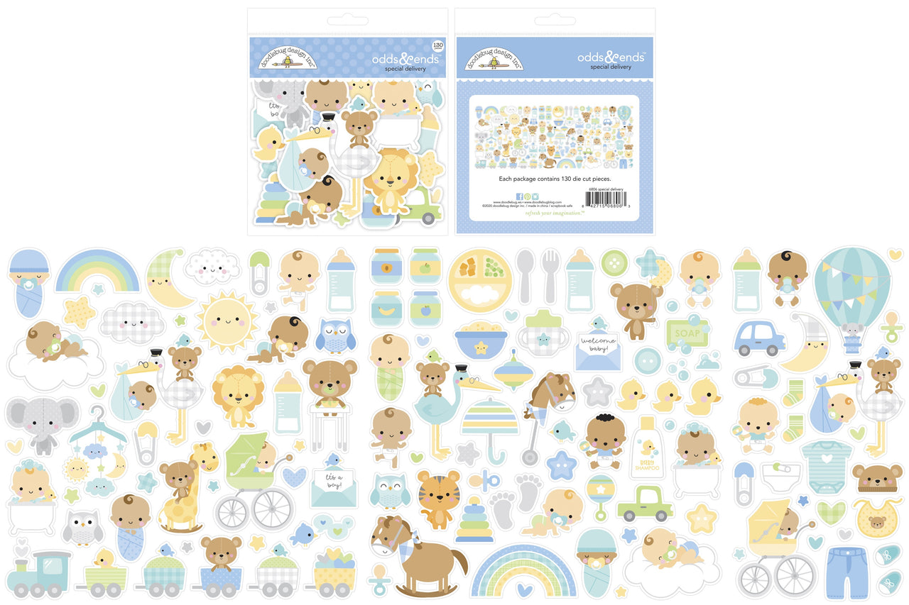 Doodlebug Odds & Ends Die-Cuts - Special Delivery