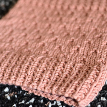 Rosamund polka dot knit cowl