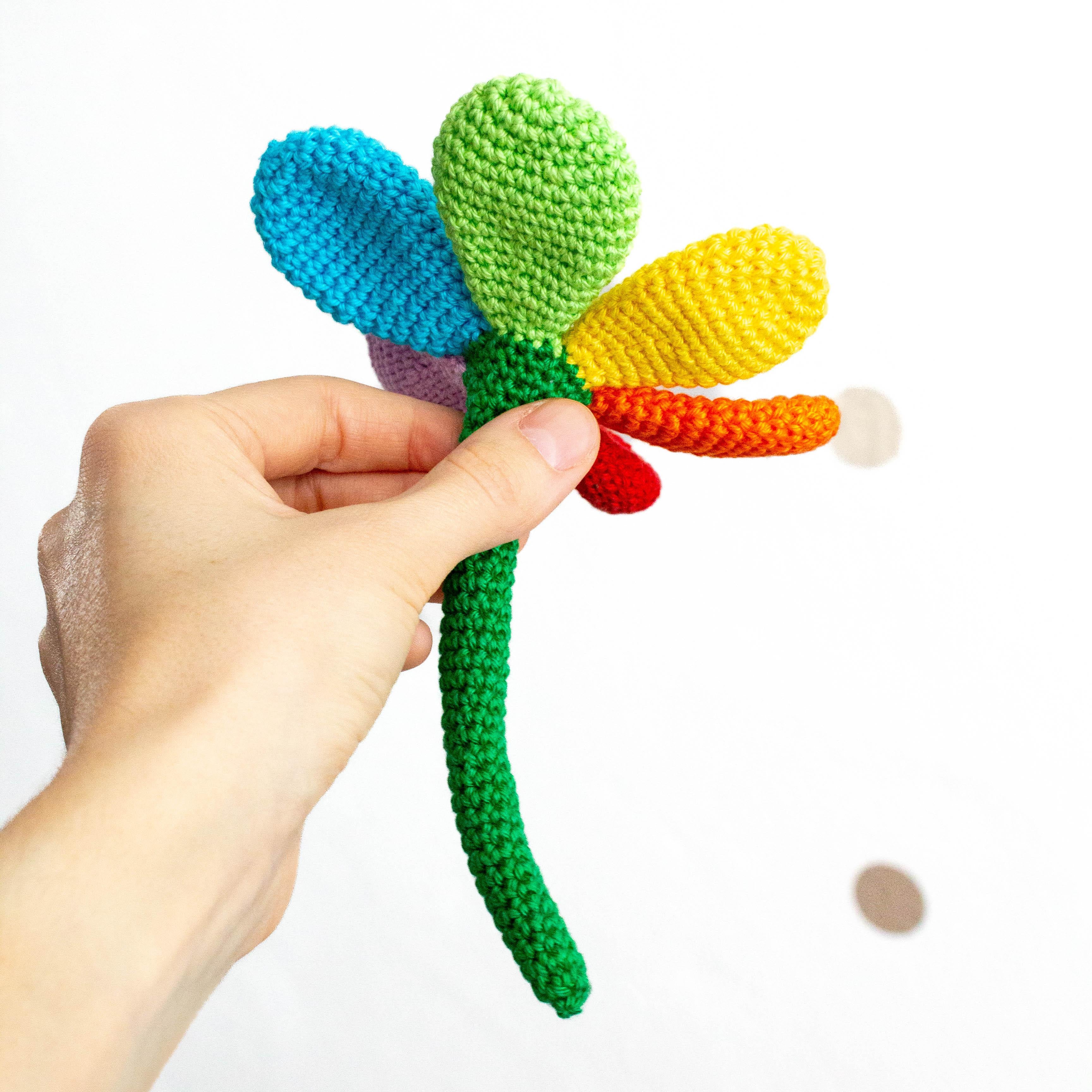 Baby Flower Toy Crochet Pattern