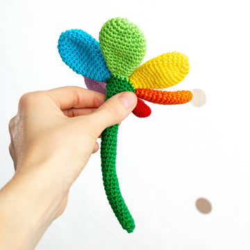 Baby Flower Toy Crochet Pattern