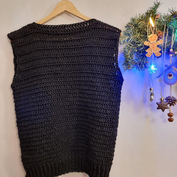 Midnight Rain Sweater Vest