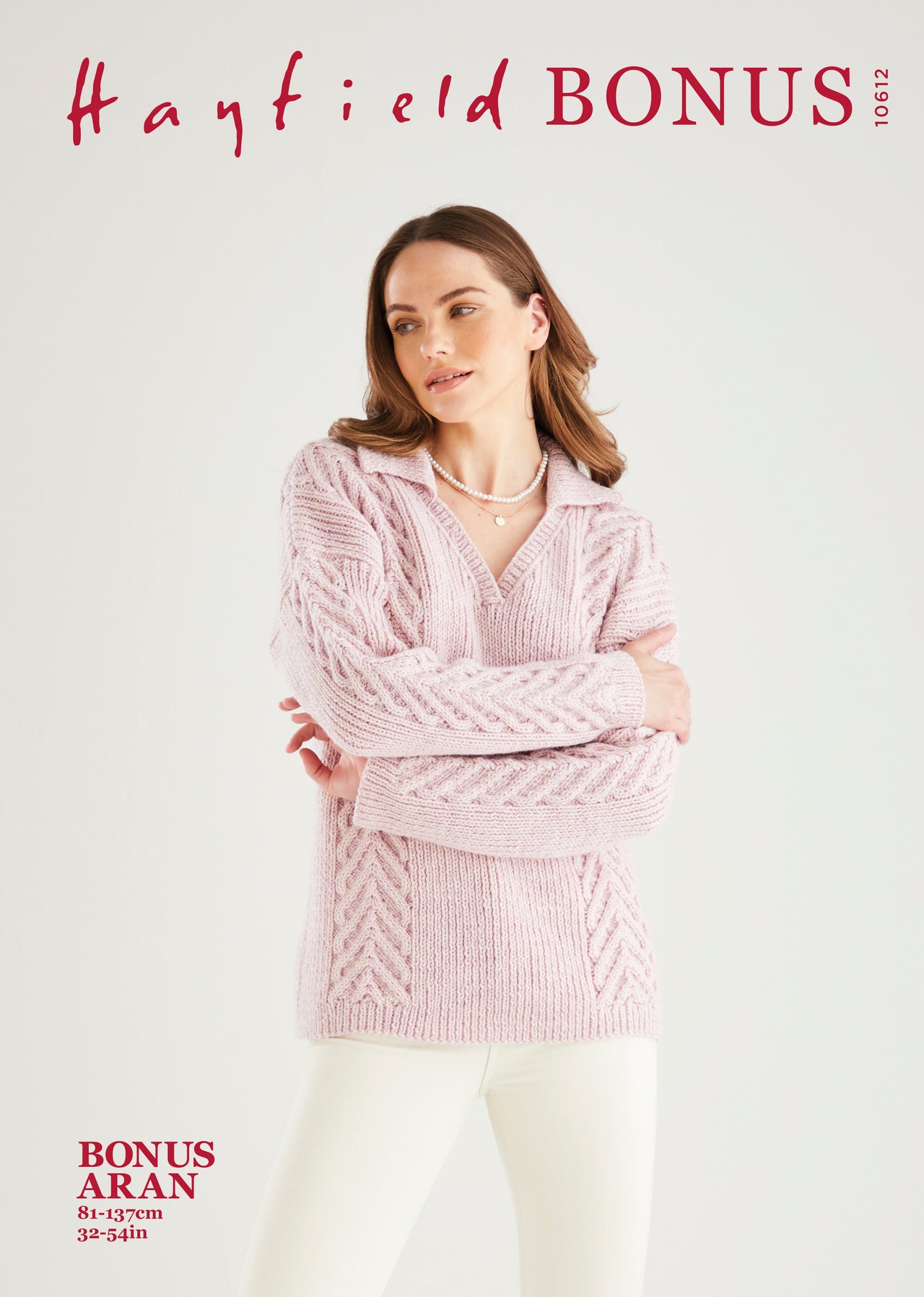 Sweater in Hayfield Bonus Aran - 10612 - Downloadable PDF