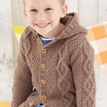 Baby Boy's & Boy's Cardigans in Sirdar Supersoft Aran - 4900 - Downloadable PDF