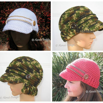 Visor Beanie with Ribbed Brim