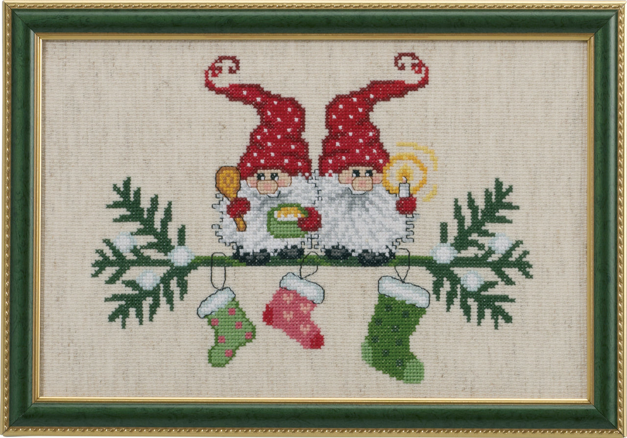 Permin Socks and Elf Cross Stitch Kit