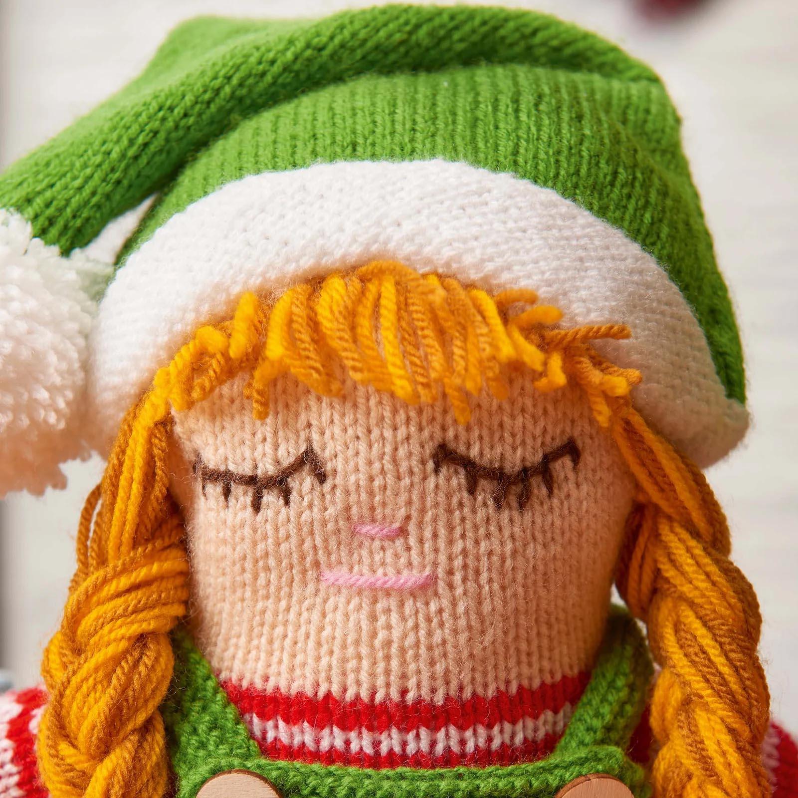 Rag Doll Christmas Elves Knitting Pattern