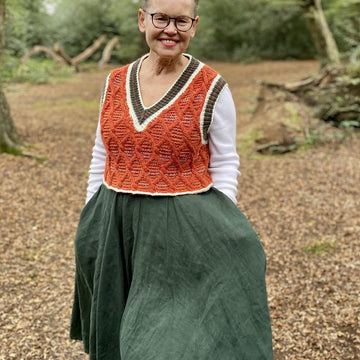 Mosaic Crop Vest 2