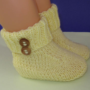 Easy Baby 2 Button Booties