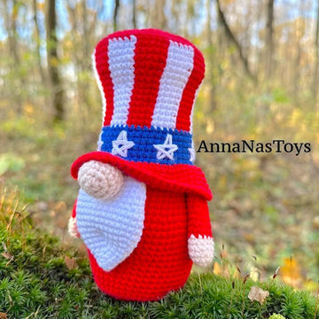 Patriotic gnome USA (boy)