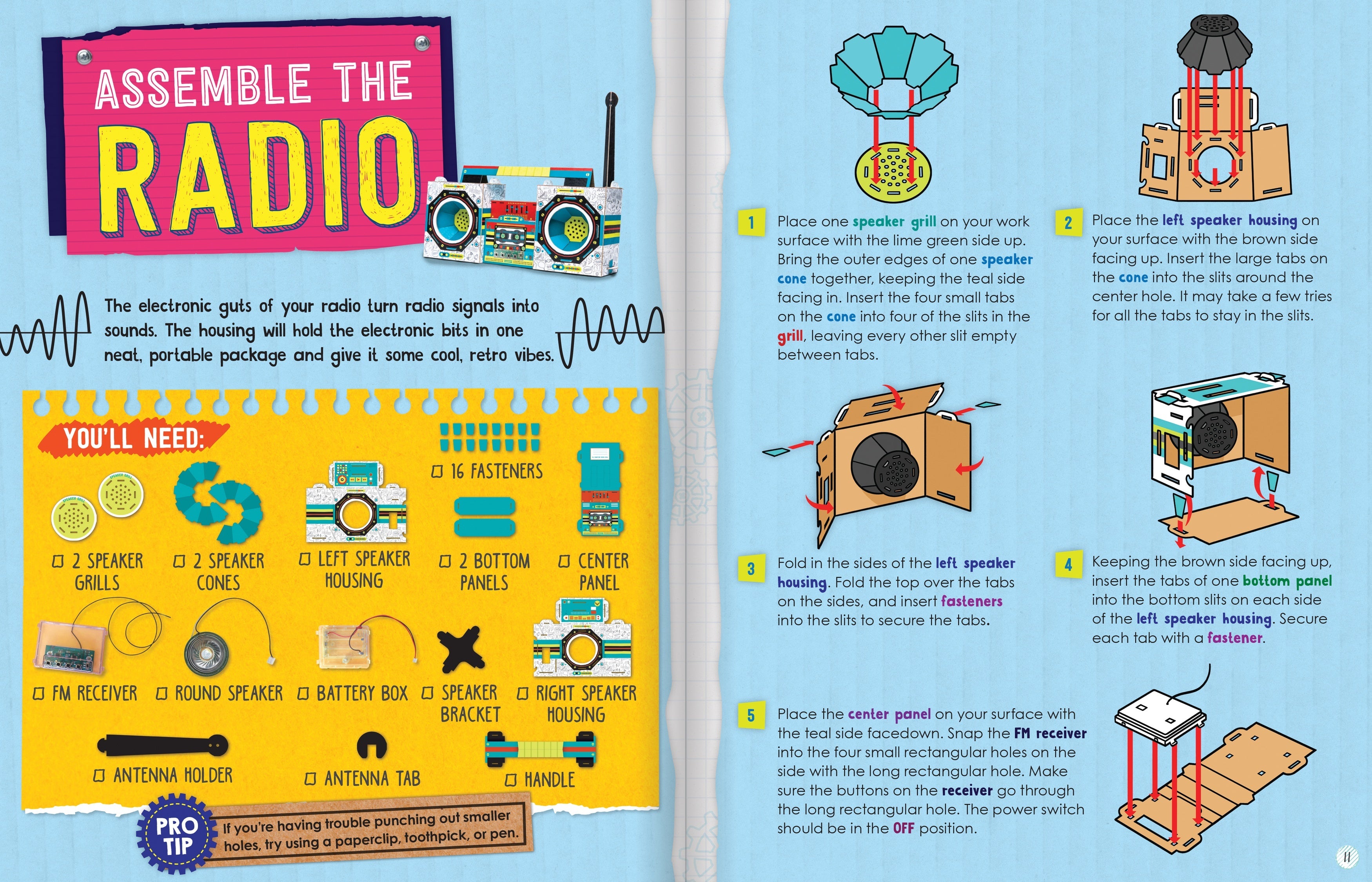 Klutz Maker Lab Radio Boombox - 560325