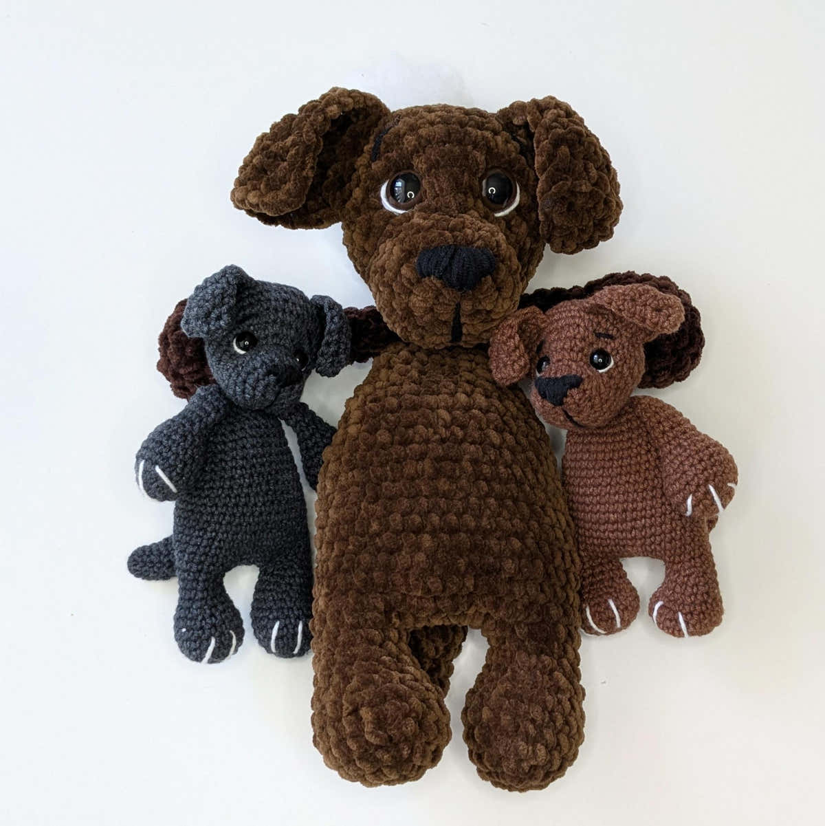 Crochet Dog Baby Snuggler Pattern, Amigurumi Puppy Easy Crochet Plushie