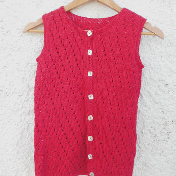 ALISON MAXI, summery buttoned jumper