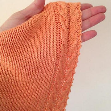 Cabled Handkerchief