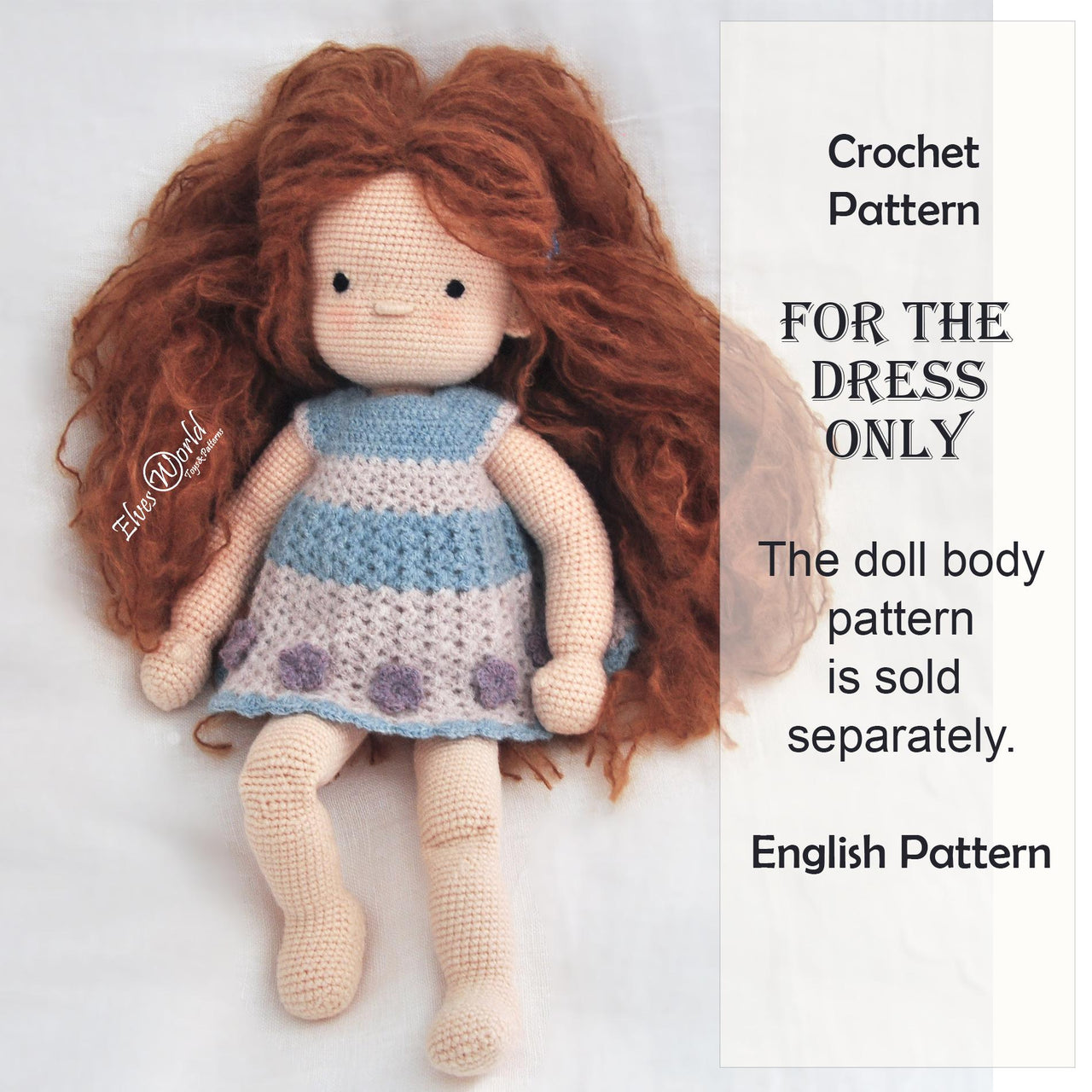Lacy Dress for Waldorf Doll