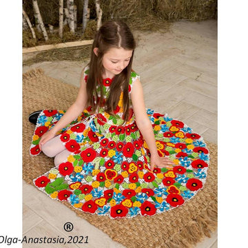 Irish lace dress for girls