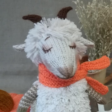 Toy Knitting Patterns -Knit Goat