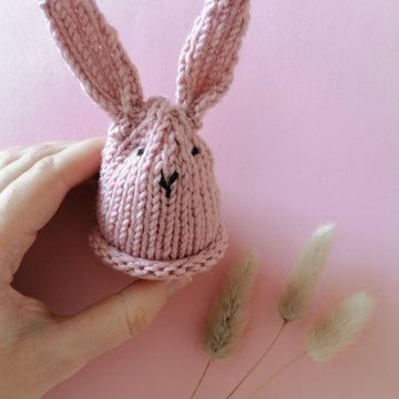 Easter bunny egg cosy