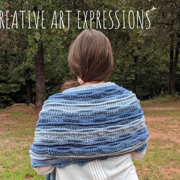 Sea Breeze Pocket Shawl