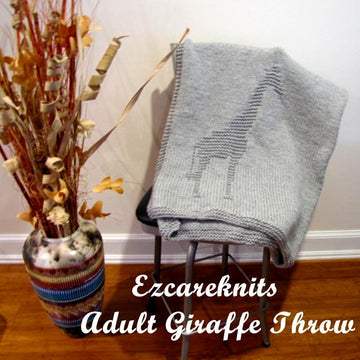 ADULT GIRAFFE THROW