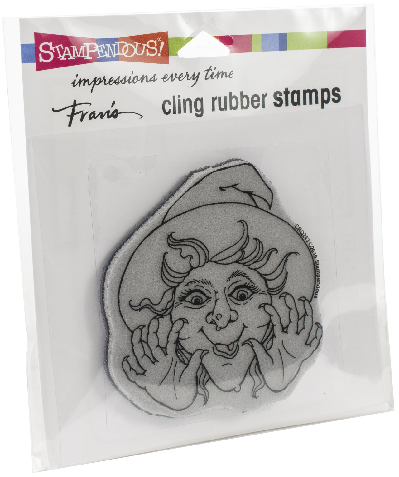 Stampendous Cling Stamp - Surprise Witch