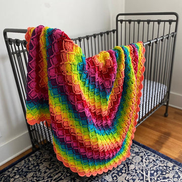 Rainbow Bavarian Throw