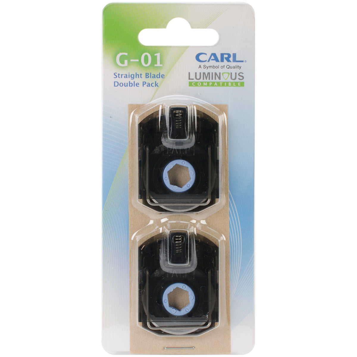 Carl Brands Carl Professional Rotary Trimmer Replacement Blade 2/Pkg - Straight; For RT-200N