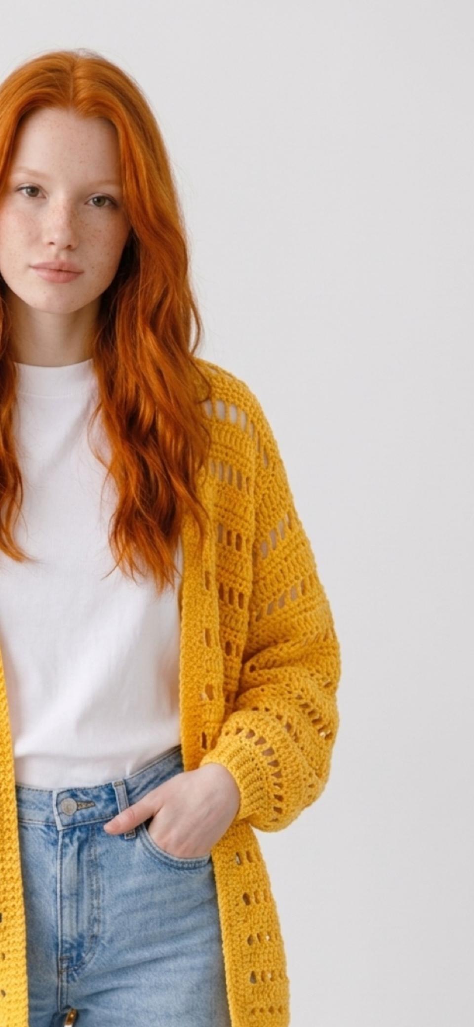 Marigold Crochet Cardigan