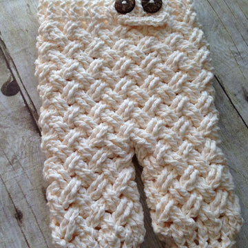 Diagonal Weave Baby Pants