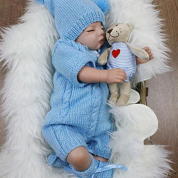 Cable Onesie Knitting Pattern #312