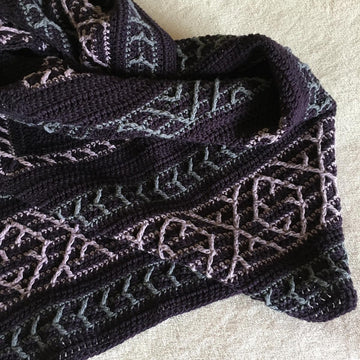 Purple Propinquity Shawl