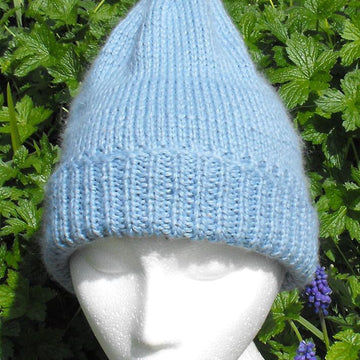 POINTY ARAN BEANIE HAT KNITTING PATTERN - MADMONKEYKNITS