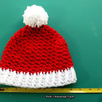 Santa hat with pom-pom