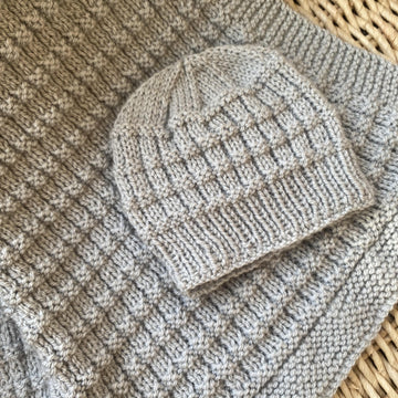 Window Blanket and Baby Hat