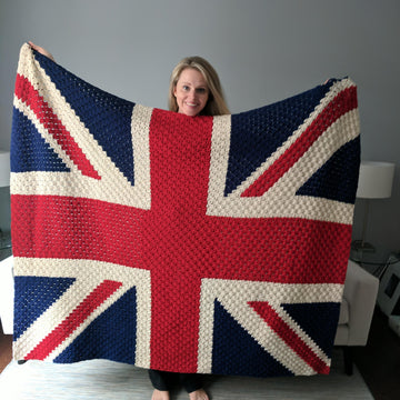 Union Jack C2C Blanket