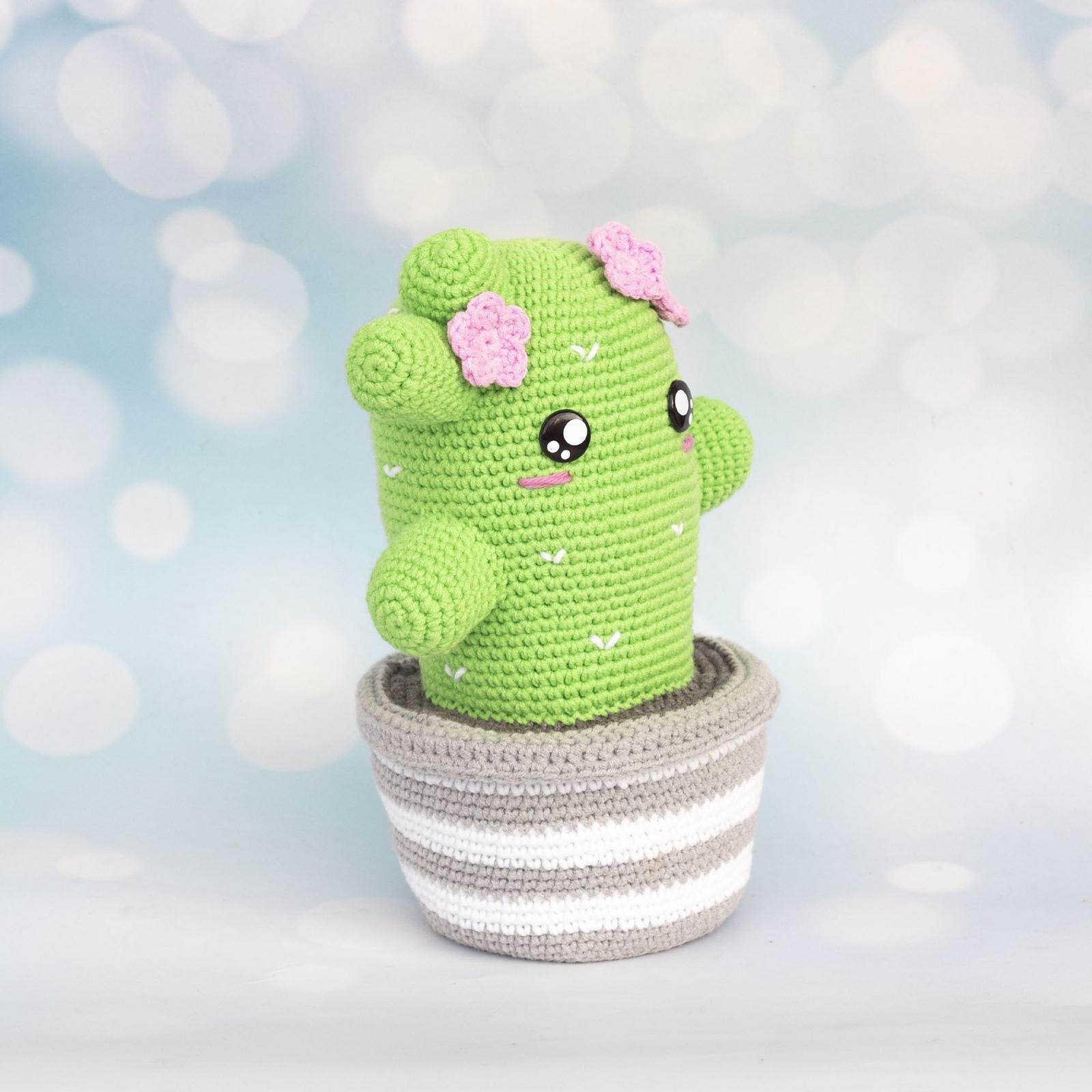 Cactus kawaii style