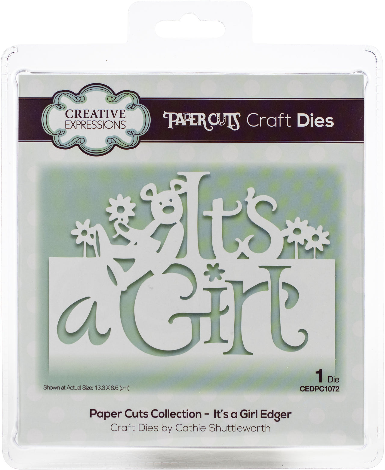 Creative Expressions Paper Cuts Edger Craft Dies - It's A Girl