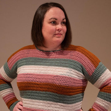 Striped Crochet Sweater