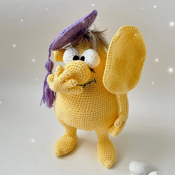 The alien Big Ear (only crochet, PDF)