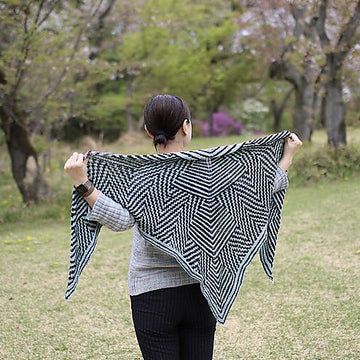 Crossroad shawl