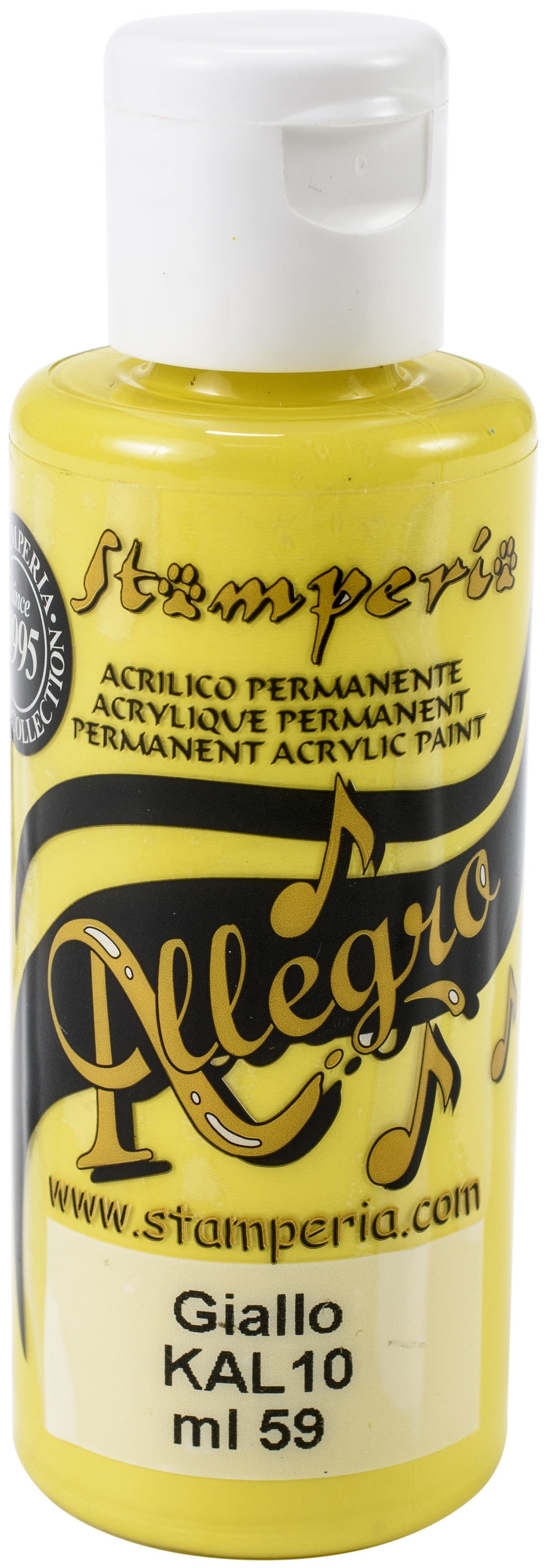 Stamperia Intl Stamperia Allegro Paint 59ml - Yellow