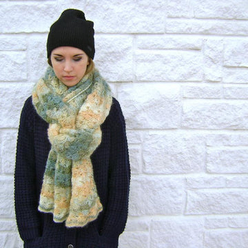 Catherine Wheel Mohair Shawl