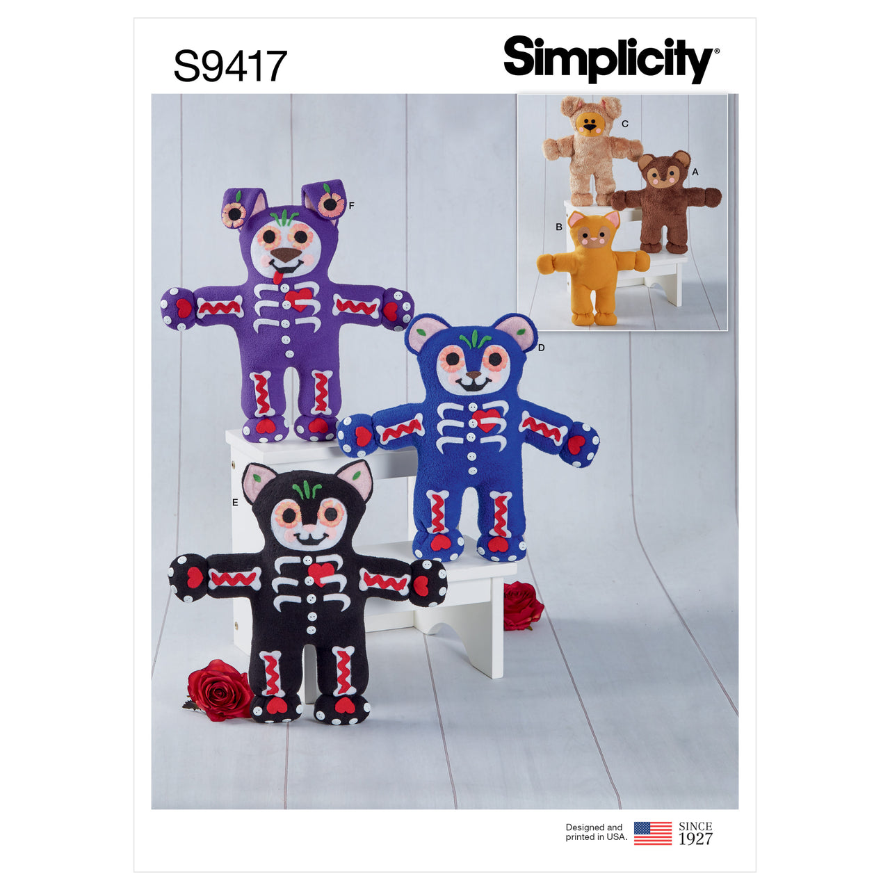 Simplicity Stuffed Animals S9417 - Sewing Pattern