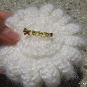 Mohair Unique Brooch "Beautiful Ring" Tutorial