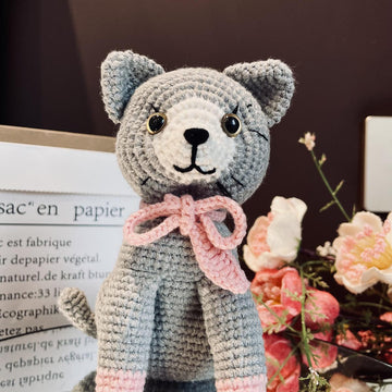 Sitting Cat Crochet Pattern PDF