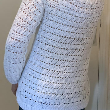 The EZ Breezy white sweater
