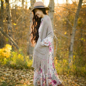 Calla Lily Pocket Shawl