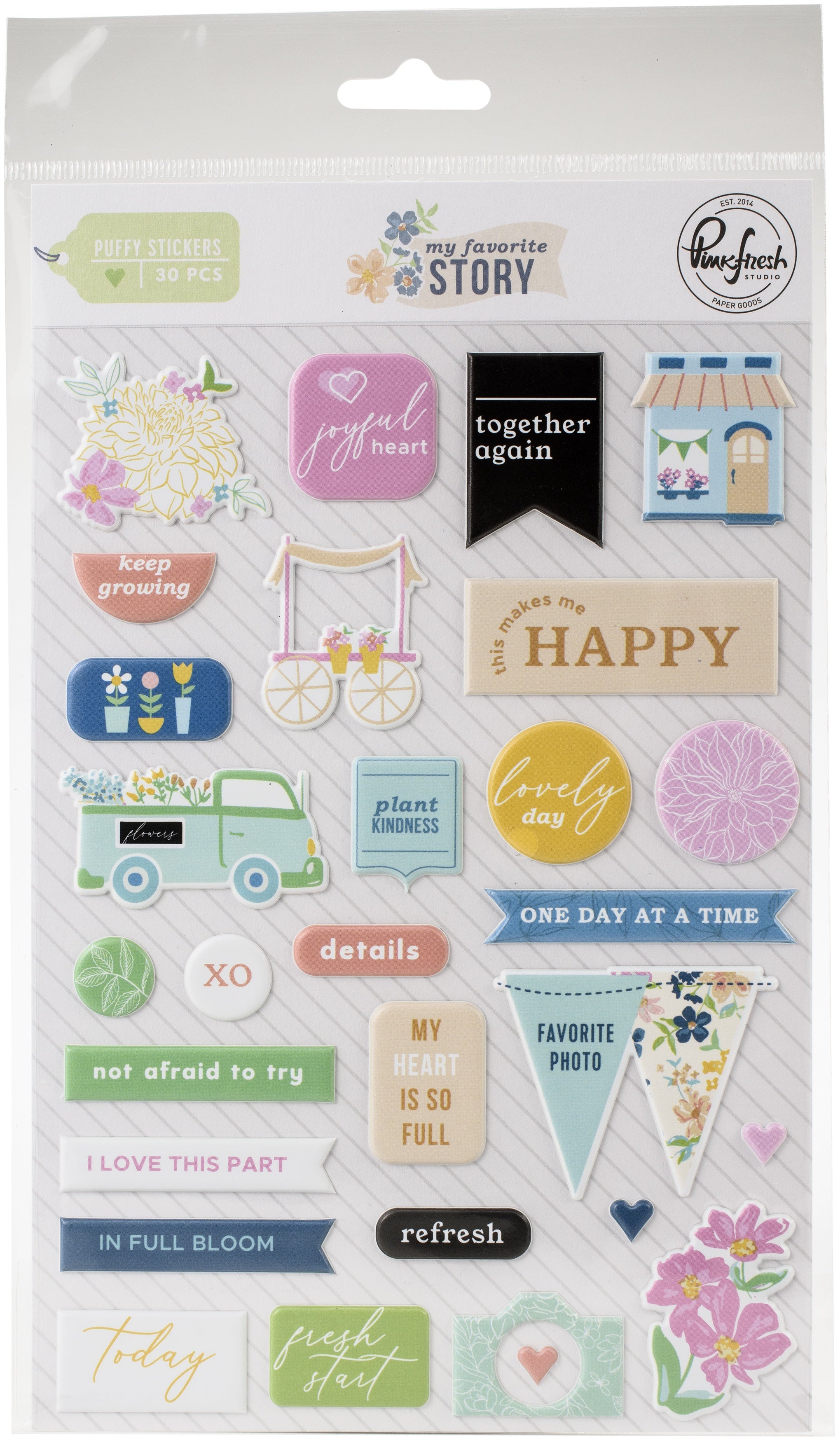 Pinkfresh Studio Pinkfresh Puffy Stickers - My Favorite Story